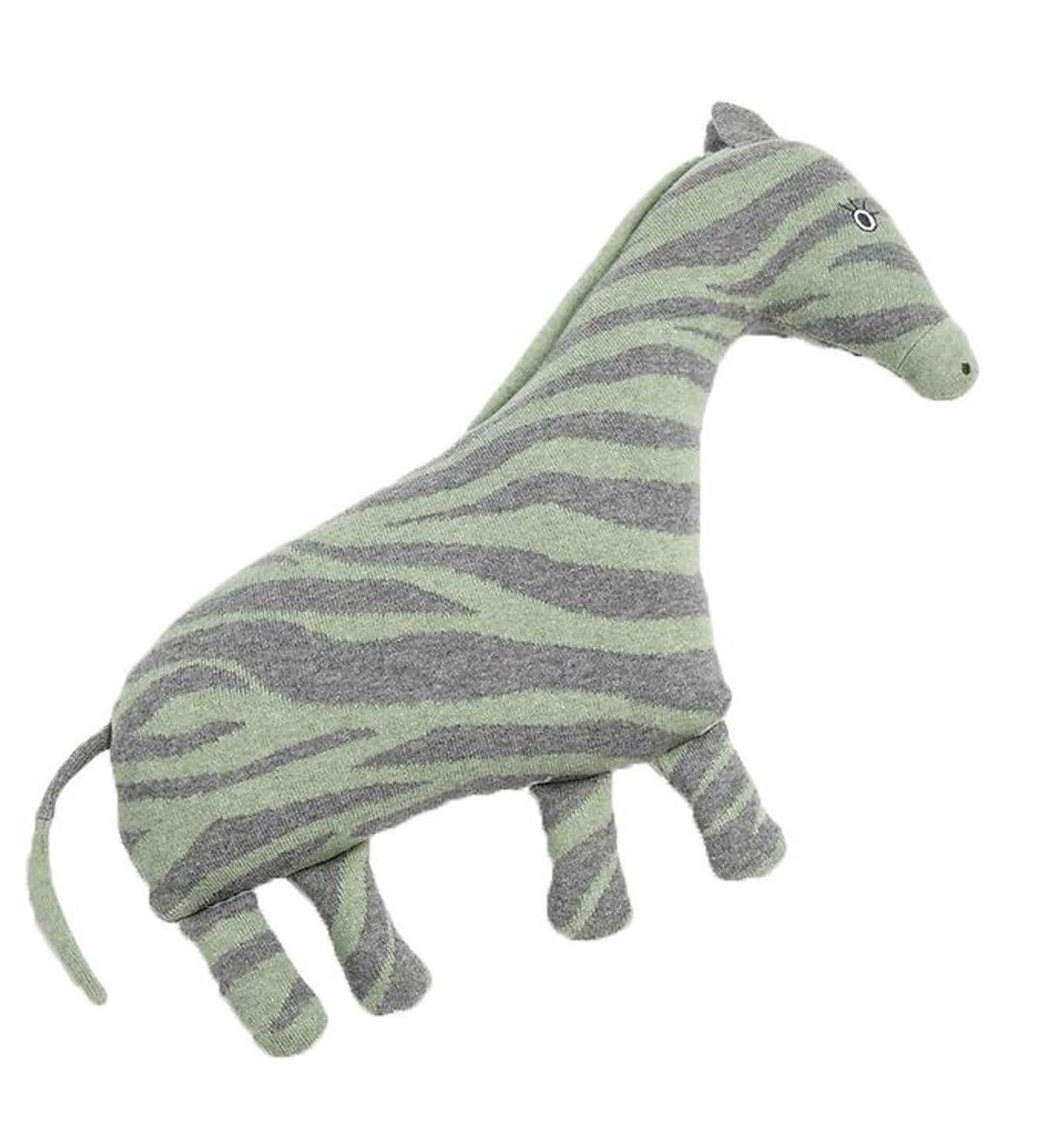 Smallstuff Bamse - 40 cm - Zebra - Grå/Grøn