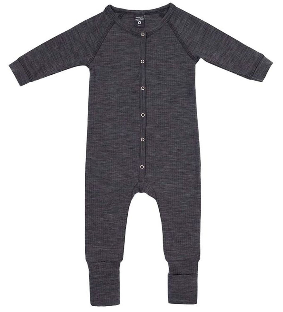 Smallstuff Natdragt - Uld - Dark Grey