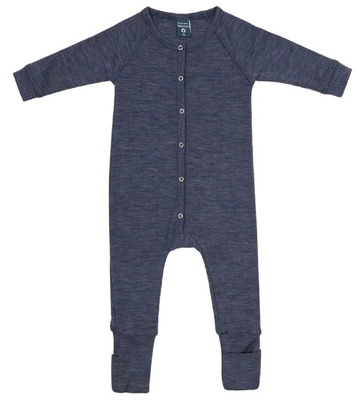 Smallstuff Natdragt - Uld - Denim Melange