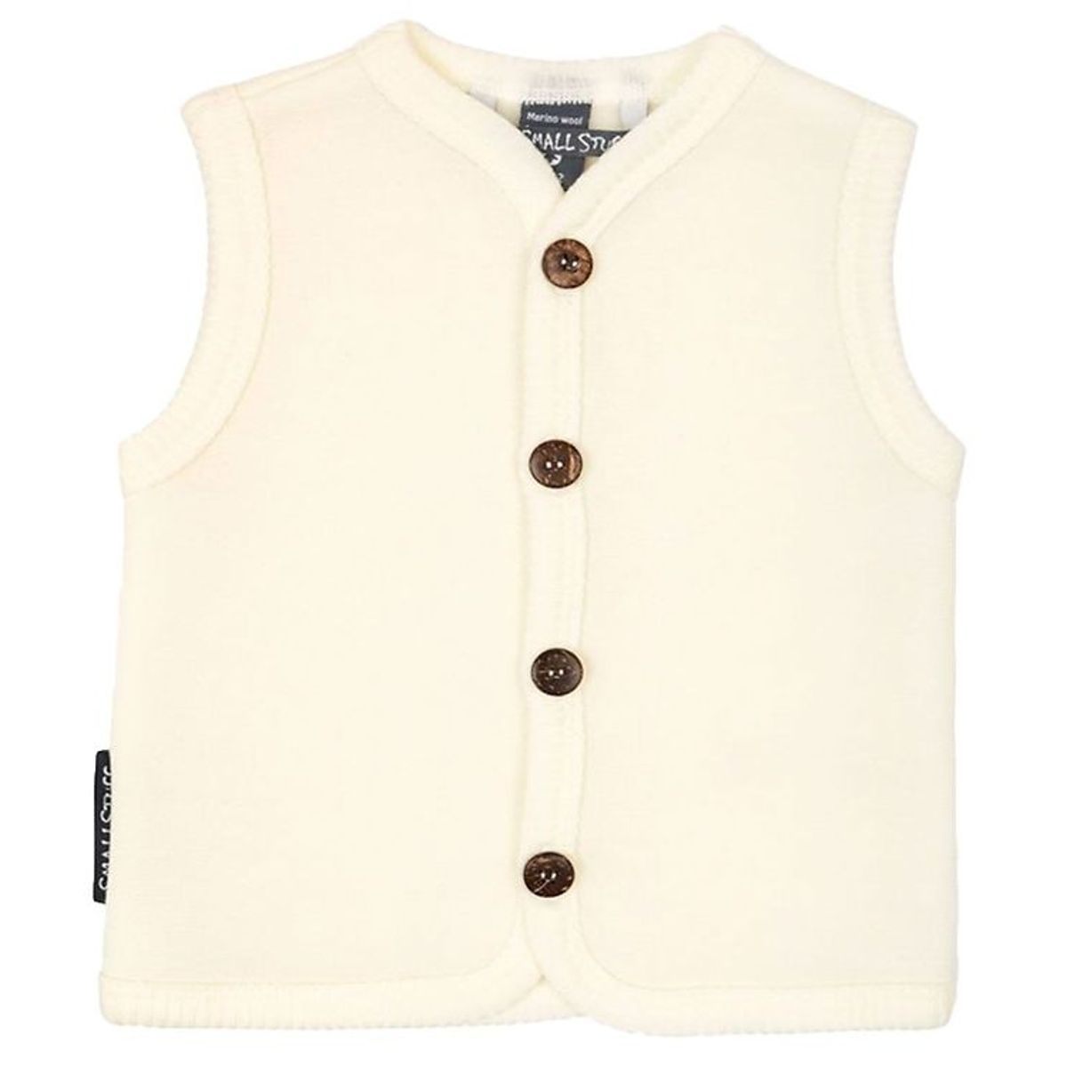 Smallstuff Vest - Uld - Off White