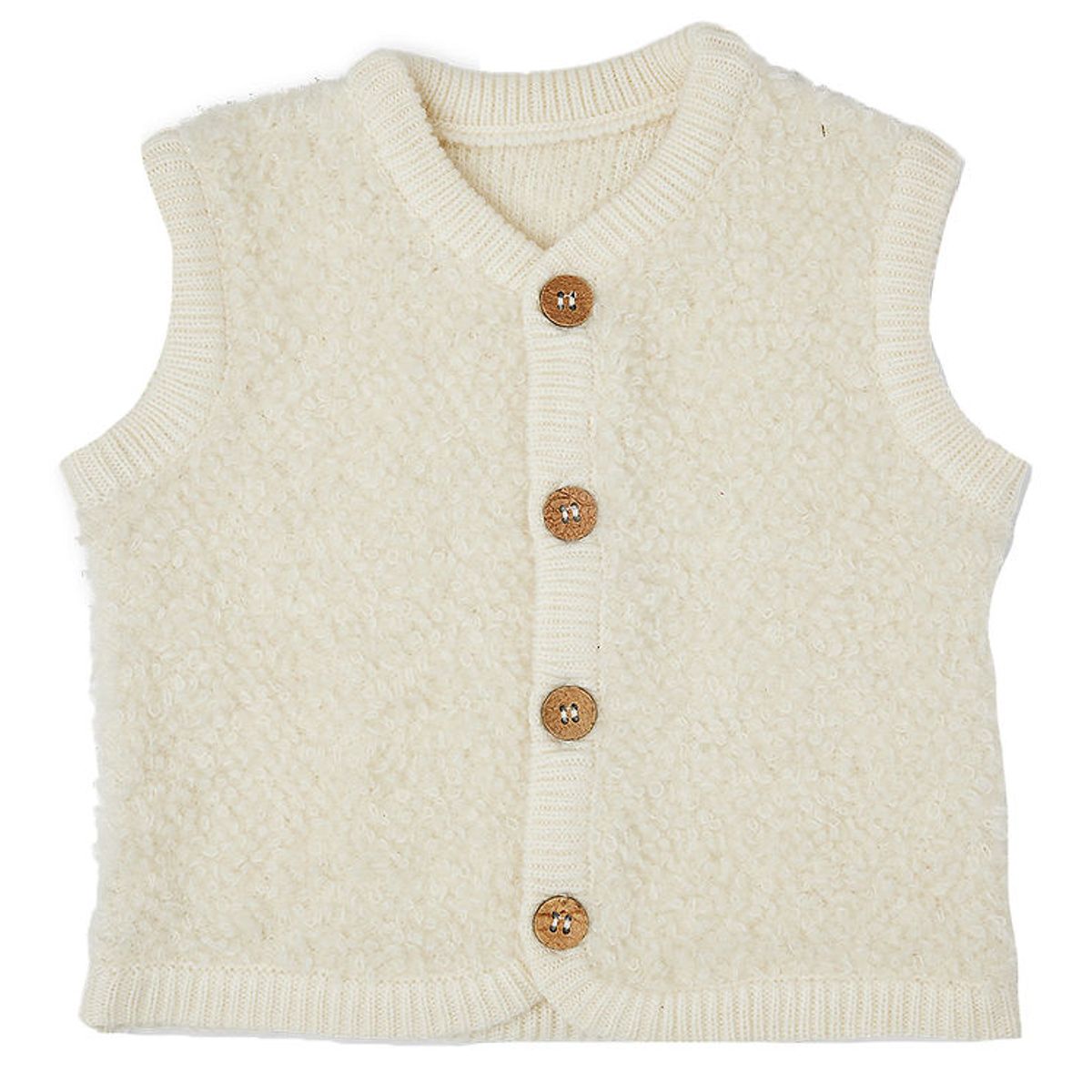 Smallstuff Vest - Uld - Off White