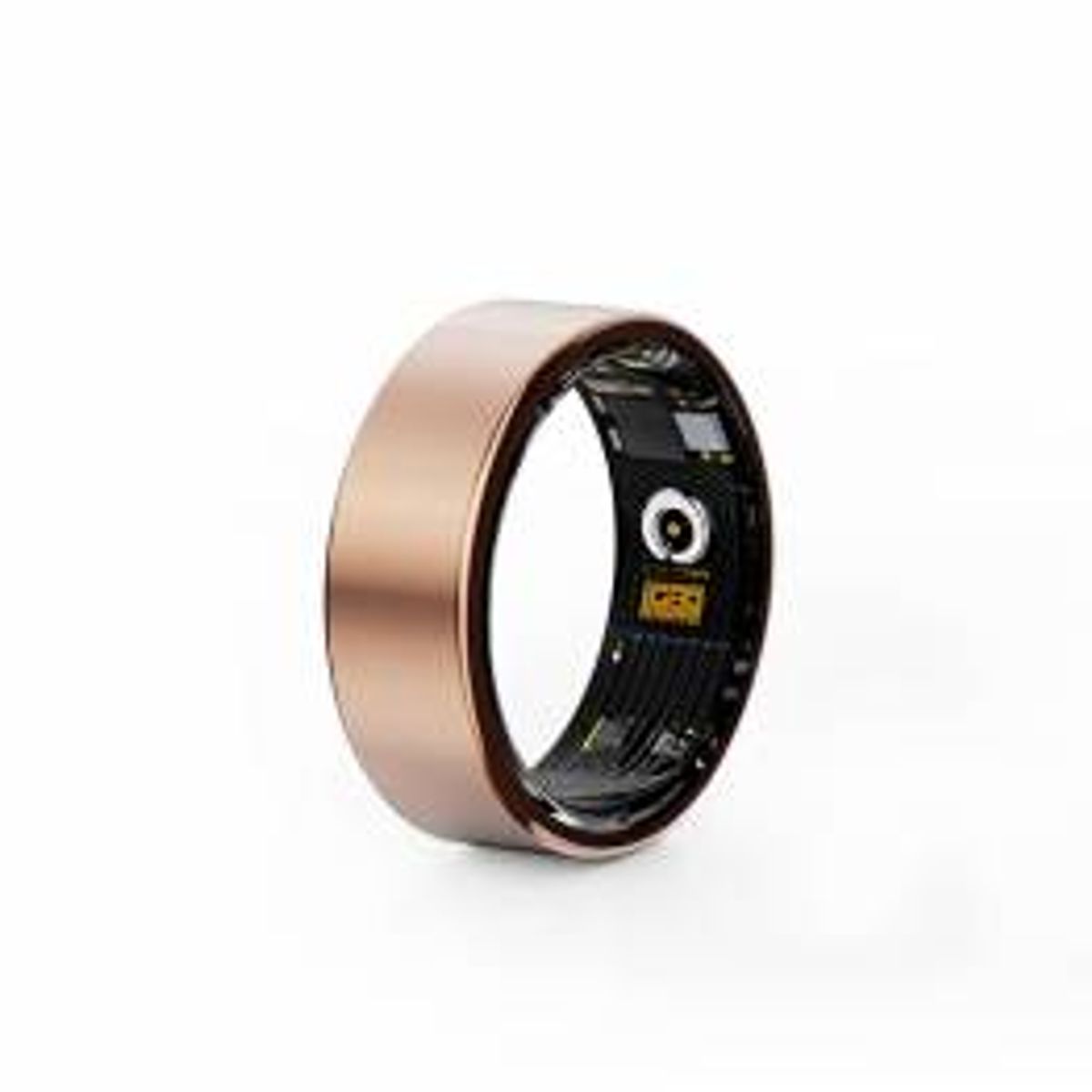 Smart ring med skridttæller, søvn, puls & blodtryk tracking - 62mm - Guld