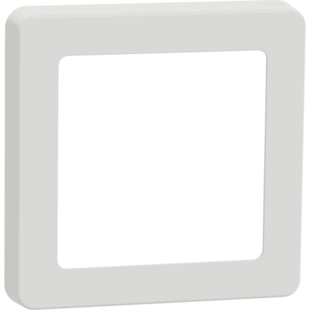 Smartkontakten Zigbee kontakt/lysdæmper til LK Fuga, tænd/sluk tangenter, blank med Baseline 63 ramme