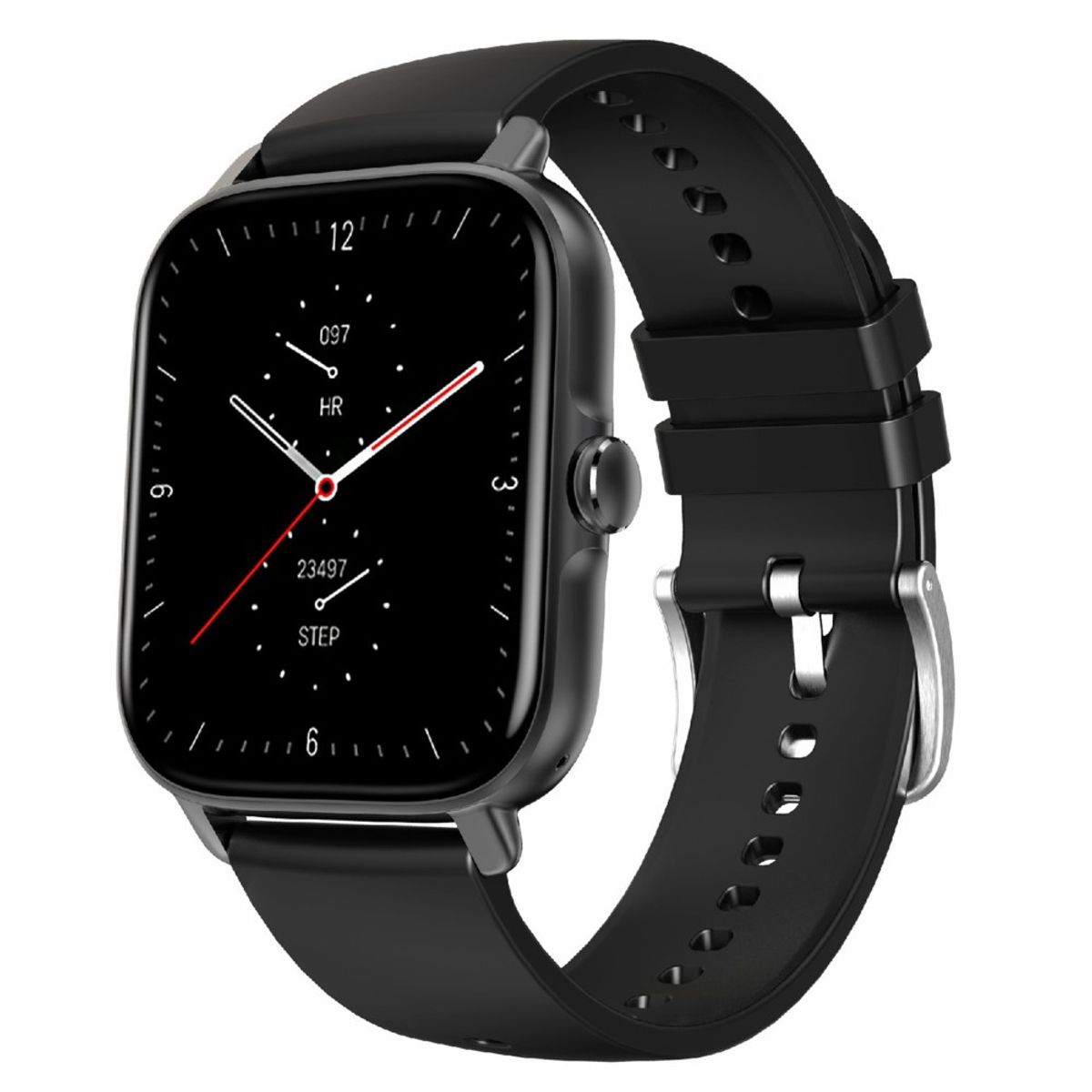 Smartwatch GT21 - Touch skærm, Bluetooth, Puls, Blodtryk - Dansk sprog - Sort