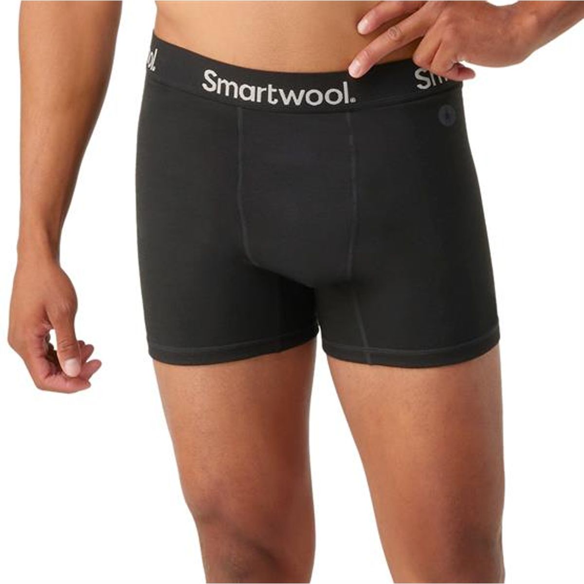 Smartwool Mens Active Boxer Brief Everyday, Black