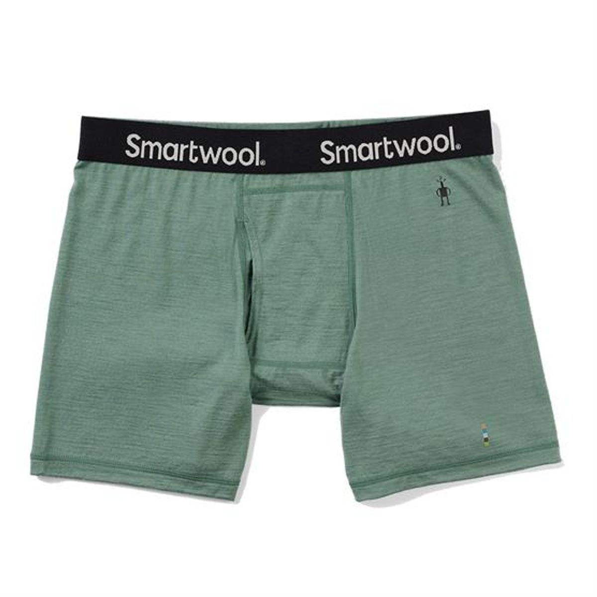 Smartwool Mens Merino Boxer Brief, Sage