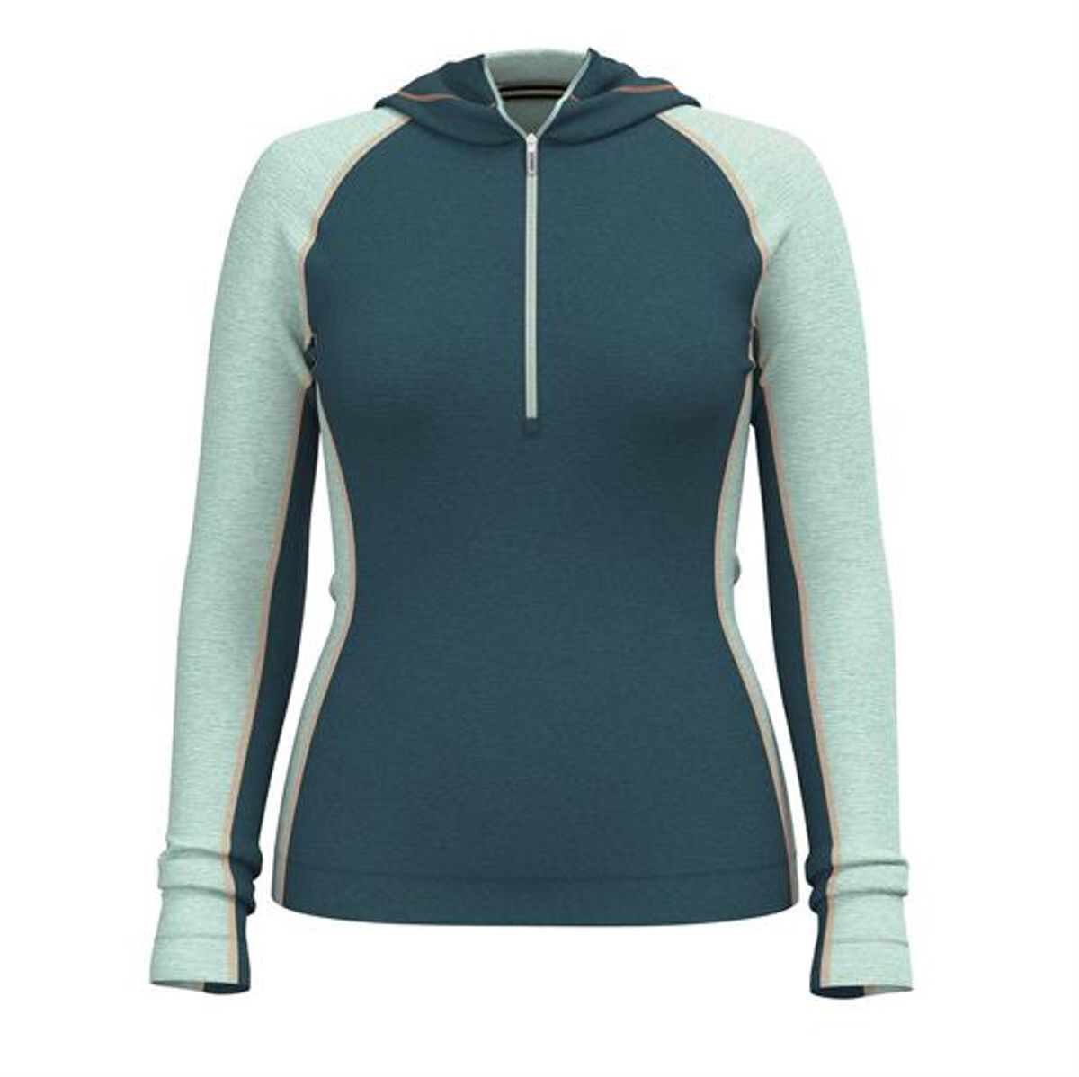 Smartwool Womens Classic Thermal Merino Base Layer 1/2 Zip, Twilight