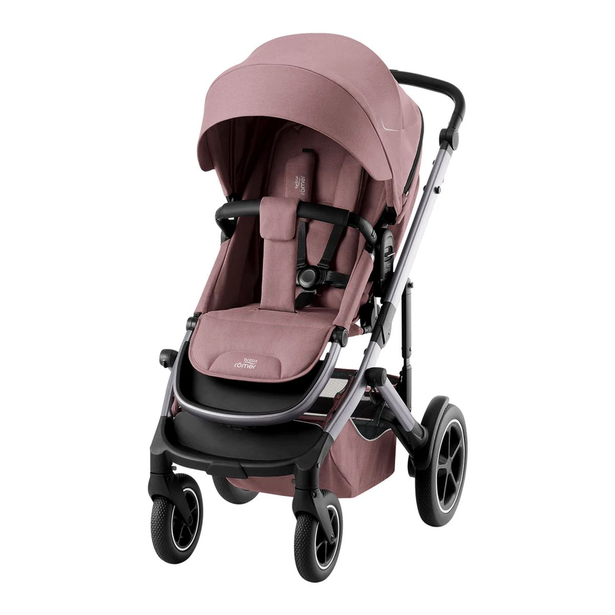 Smile 5Z inkl. liggedel og Baby-Safe Core autostol - dusty rose/space black