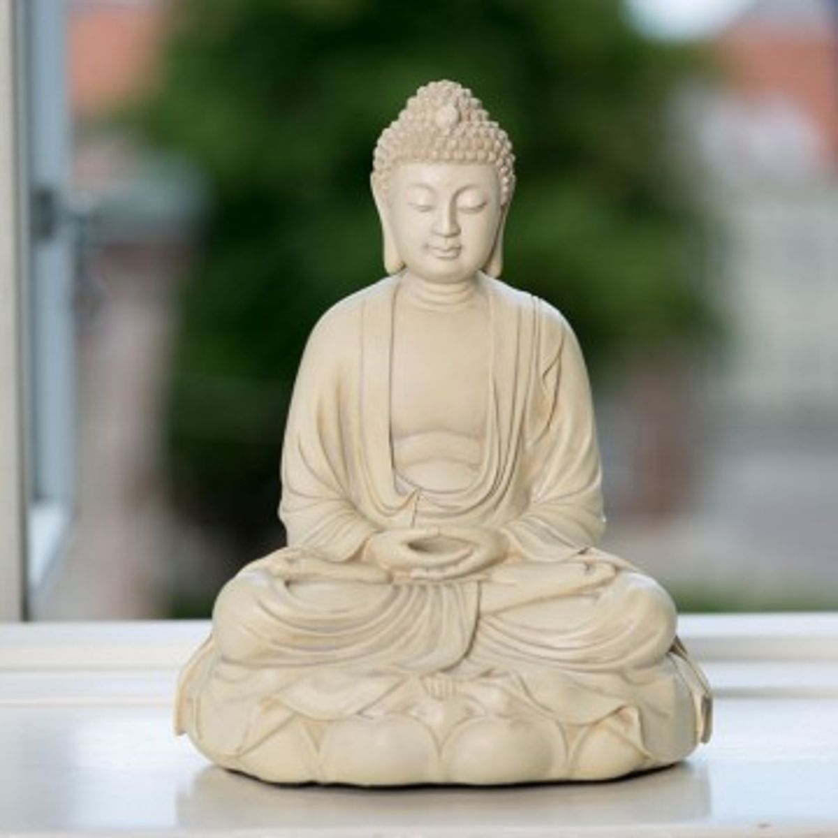 Smuk massiv Buddha figur - Buddha statuer generelt - GodKarmaShop