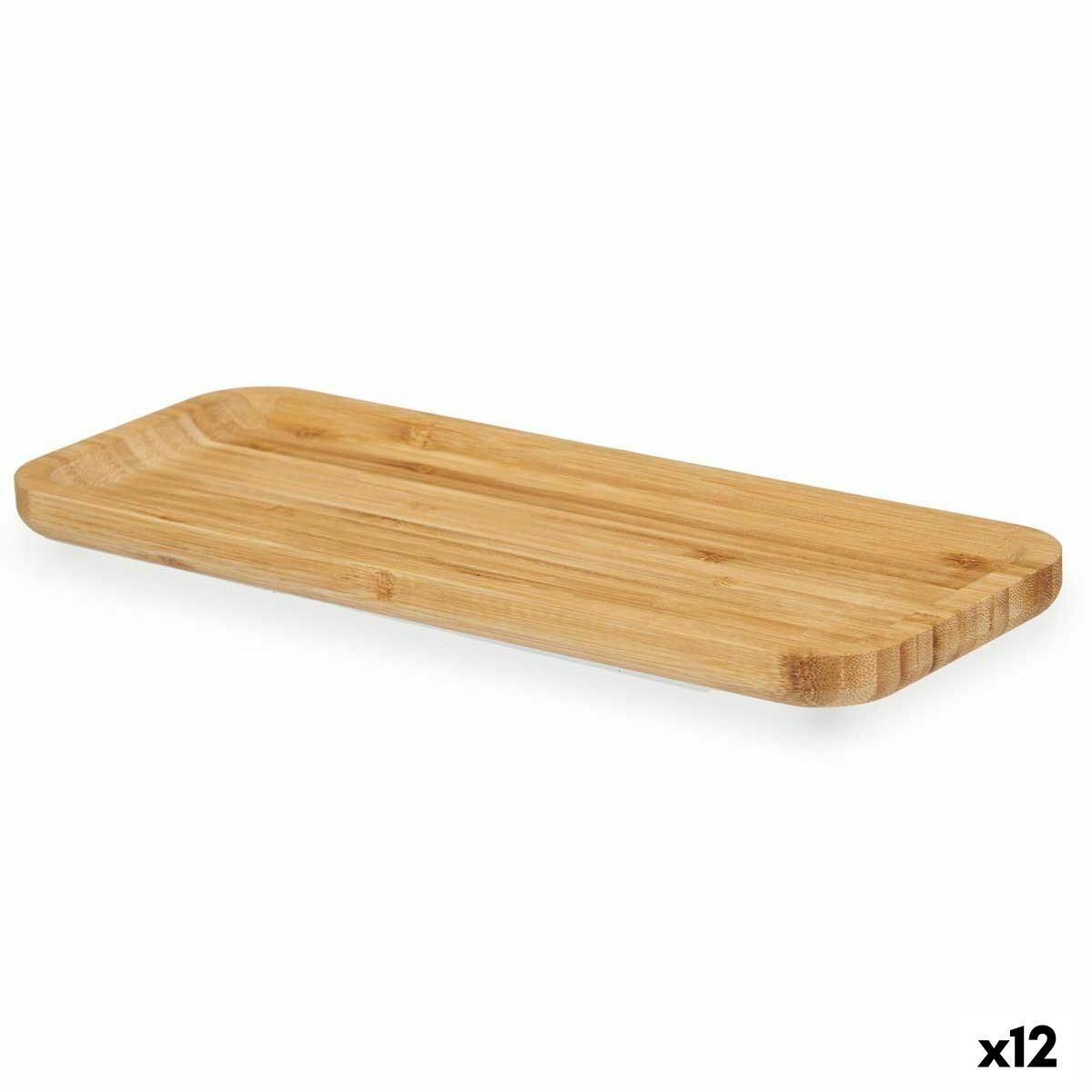 Snack bakke Brun Bambus 29,5 x 1,6 x 11,5 cm Aperitif (12 enheder)