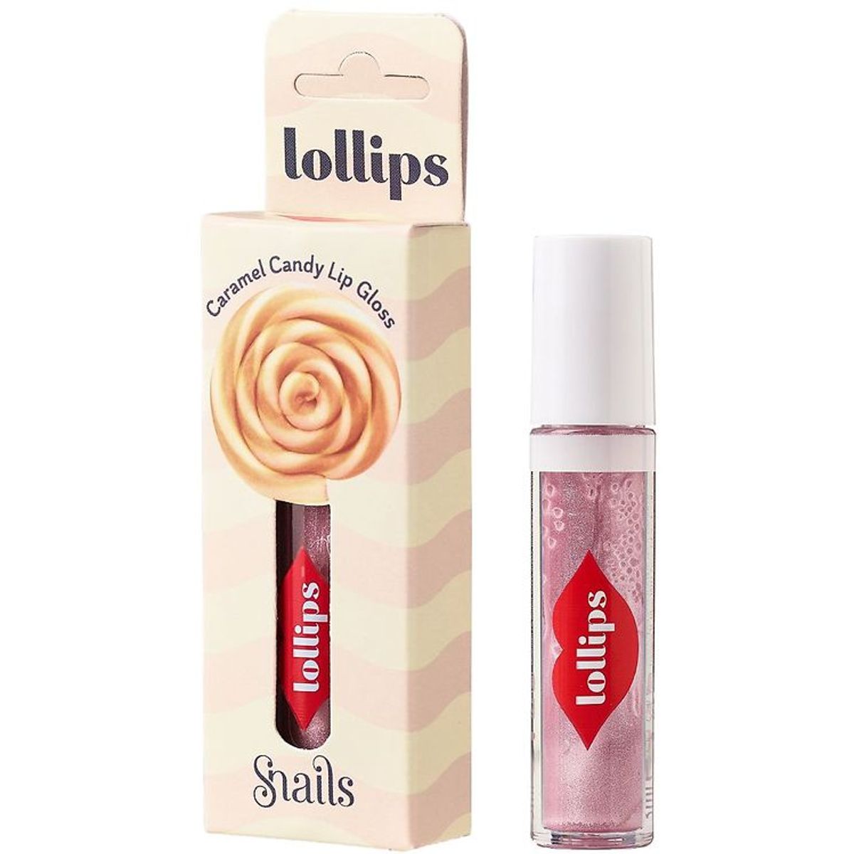 Snails Lipgloss - Caramel Candy - 3 ml - Rosa m. Glimmer