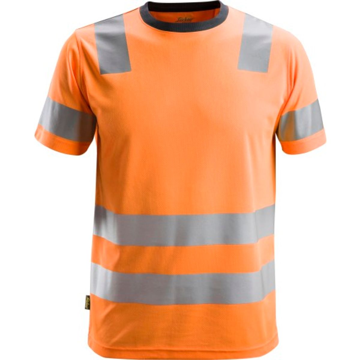 Snickers AllroundWork T-shirt 2530 High-Vis, kl.2 orange str.3XL