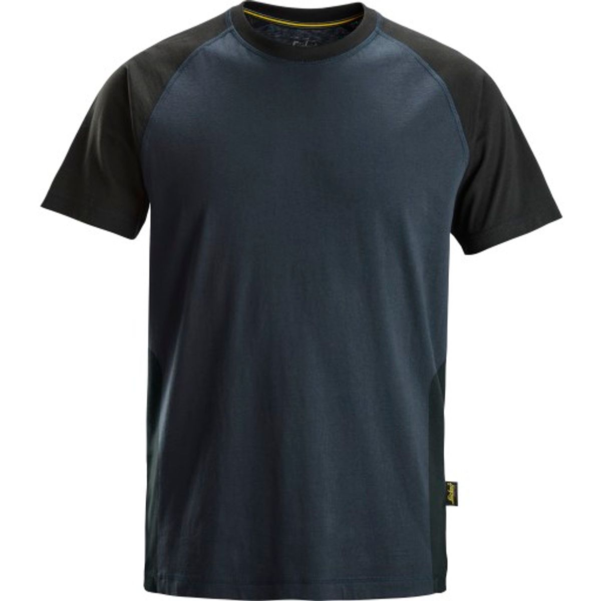 Snickers klassisk T-shirt 2550, tofarvet navy/sort, str. S