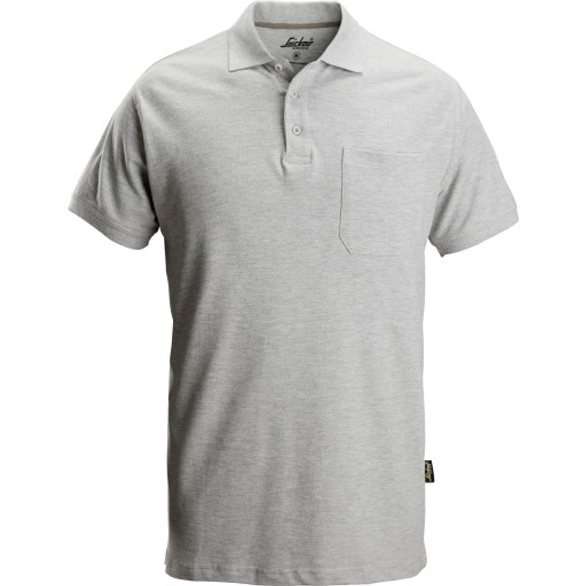 Snickers poloshirt 2708, lys gråmeleret, str. 3XL