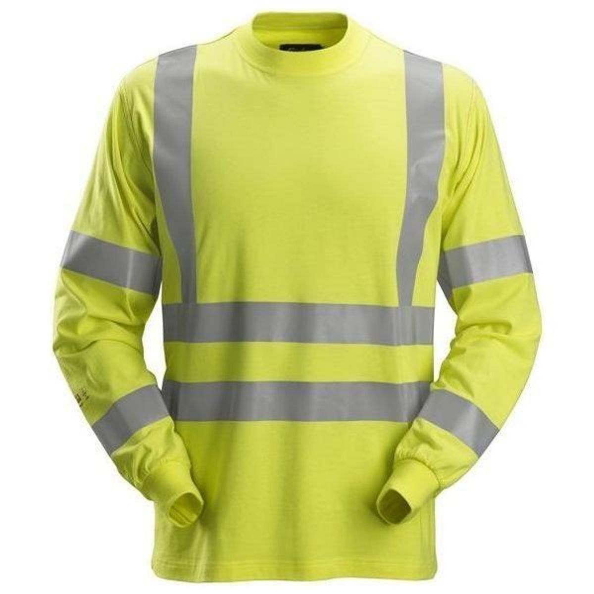 Snickers ProtecWork T-shirt l/ærme Hi-Vis klasse 3 2461