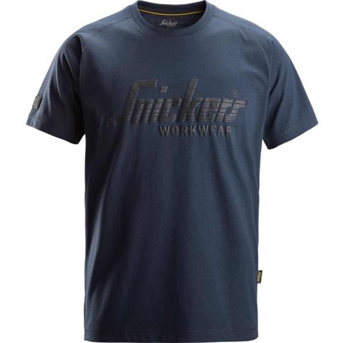 Snickers T-shirt 2590 med logo, navy, str. XL