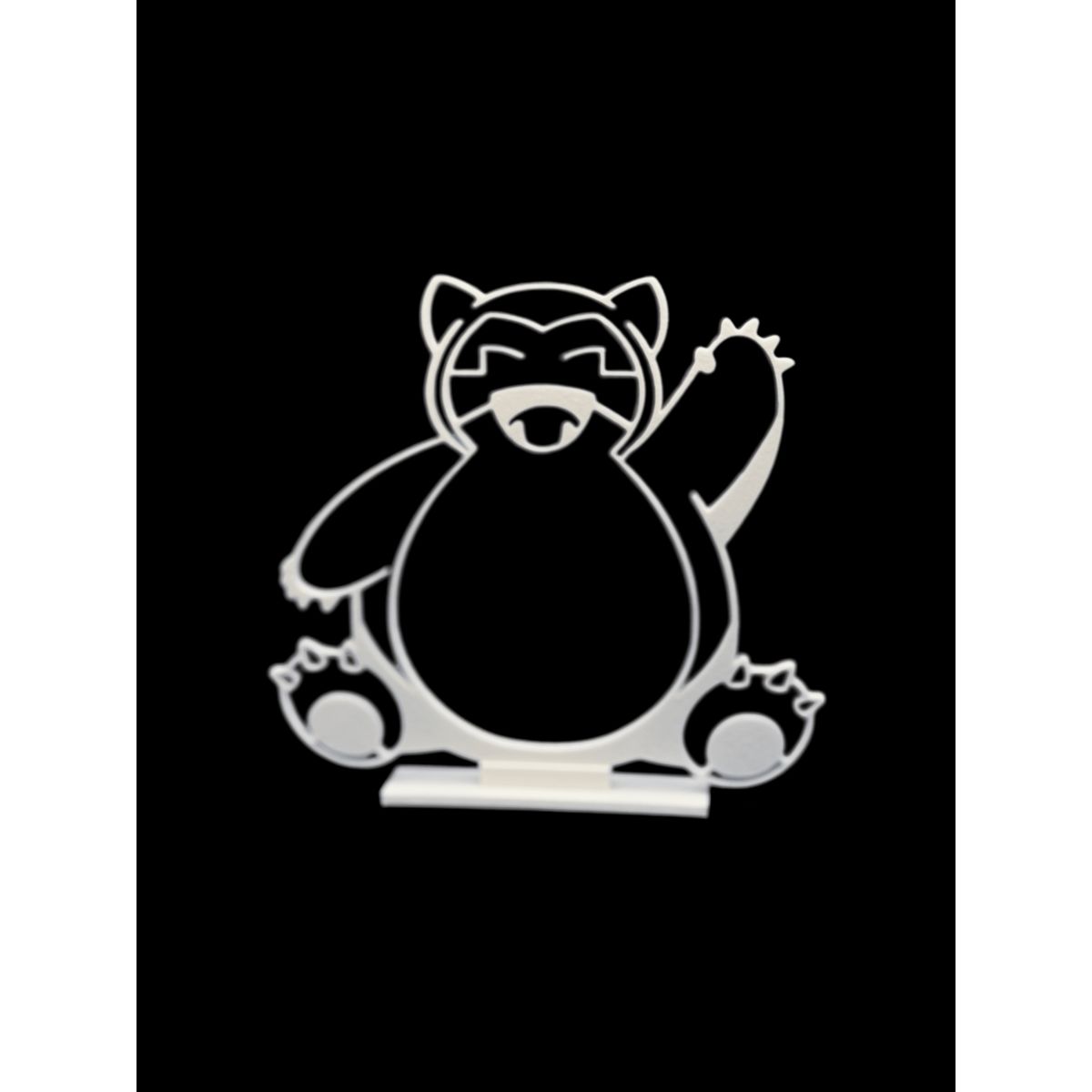 Snorlax Line Art Figur