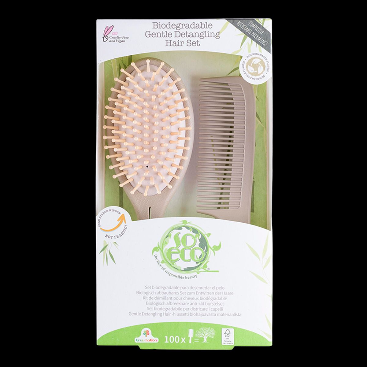 So Eco Biodegradable Gentle Detangling Hair Set (1 sæt)