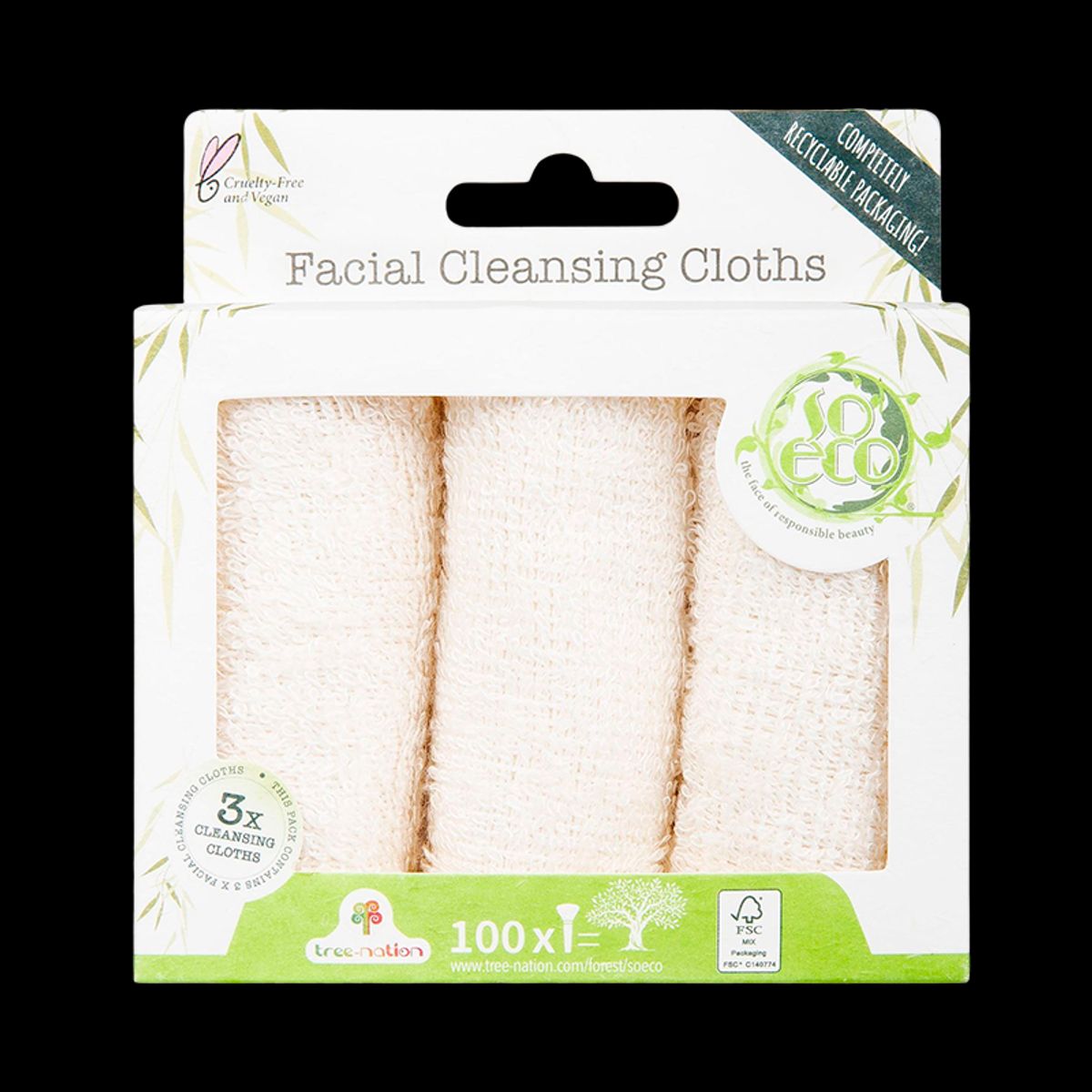 So Eco Facial Cleansing Cloths (3 stk)