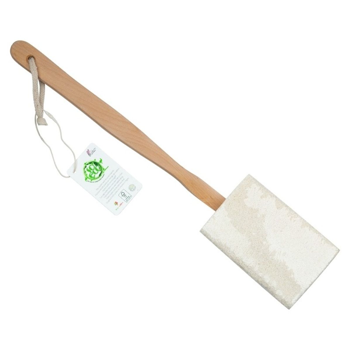 So Eco Flat Loofah Wooden Handle