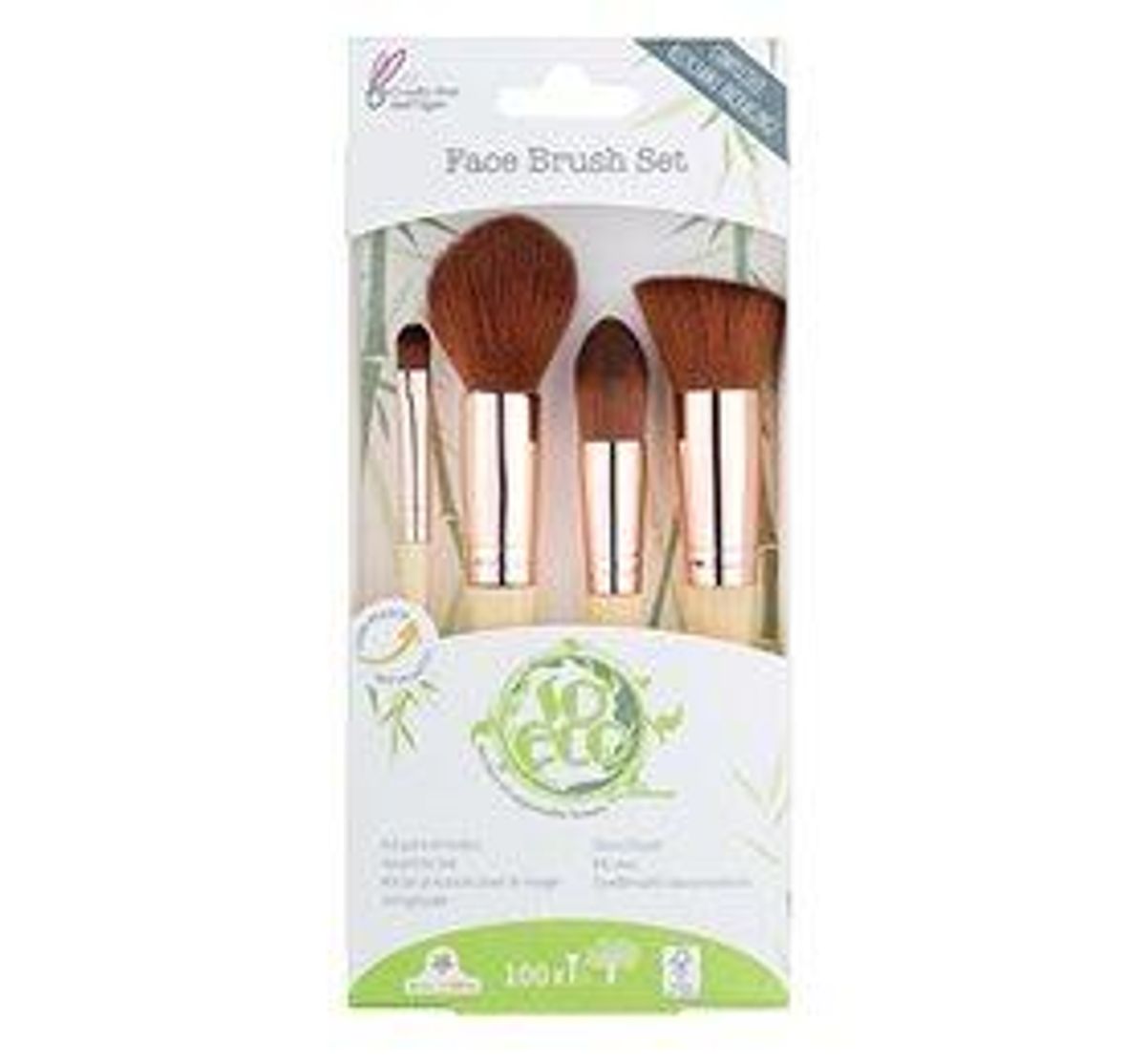 So Eco Makeup Brush sæt til ansigtet