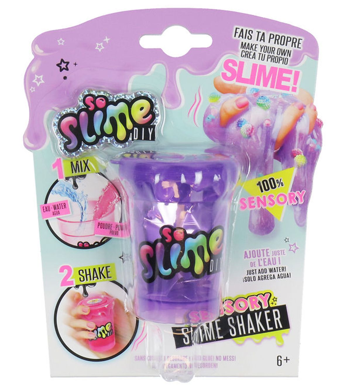 So Slime DIY-Slim - Sensory Slime Shaker - Assorteret