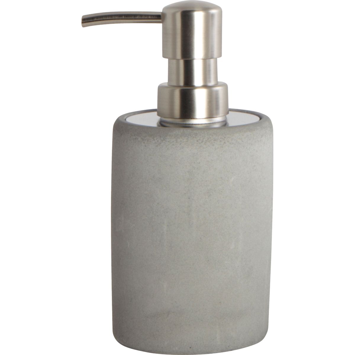 Soap dispenser, HDCement, Grey - h: 16 cm, dia: 7 cm