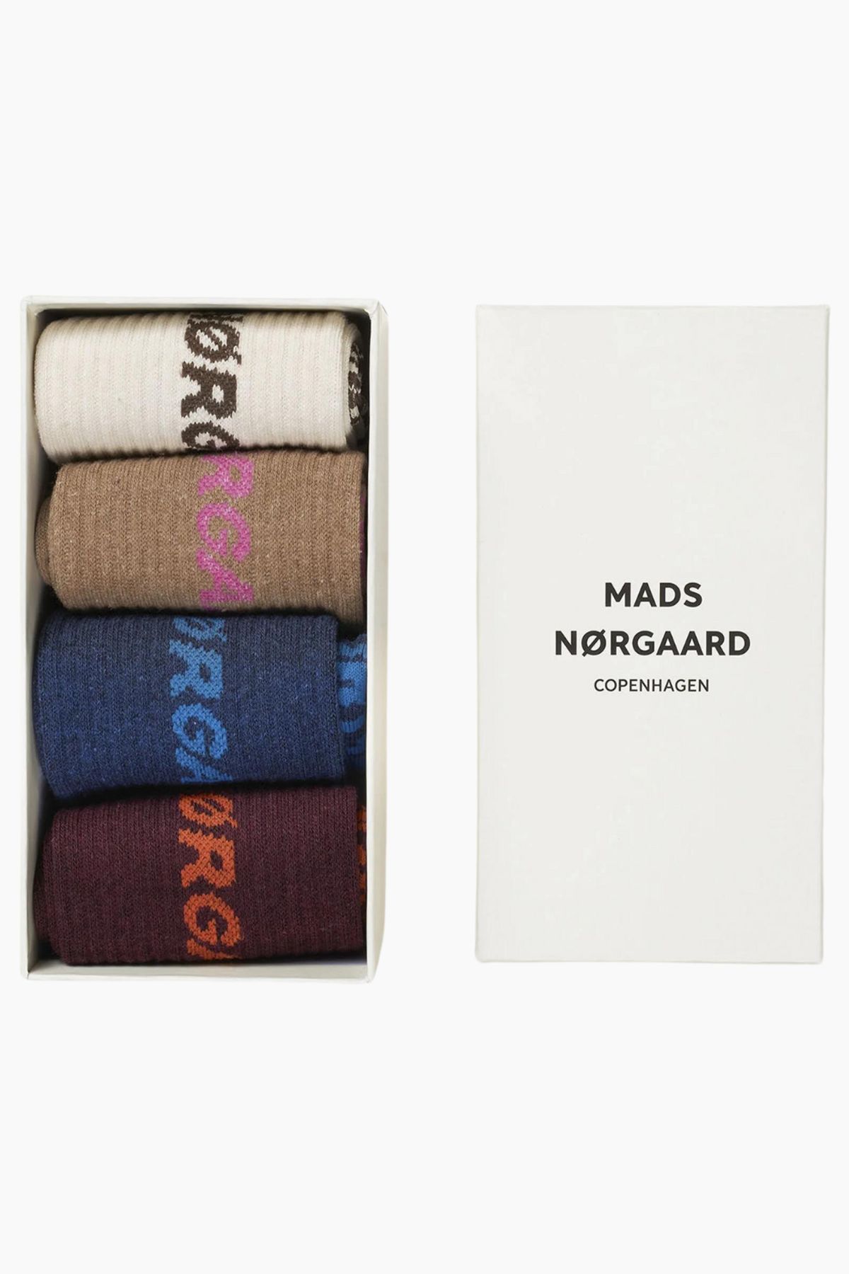 Sock Box Logo Step - Sub Logo Step - Mads Nørgaard - Mønstret One Size