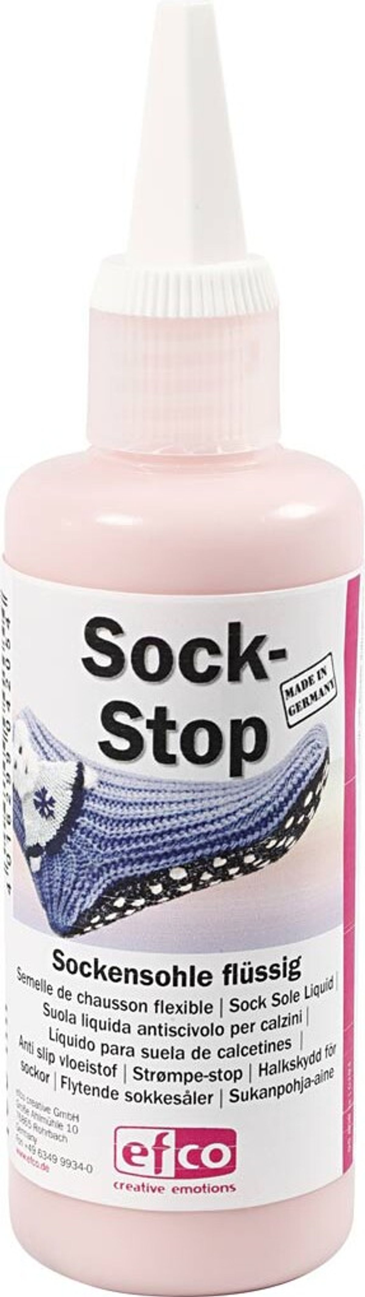 Sock-stop - Lyserød - 100 Ml