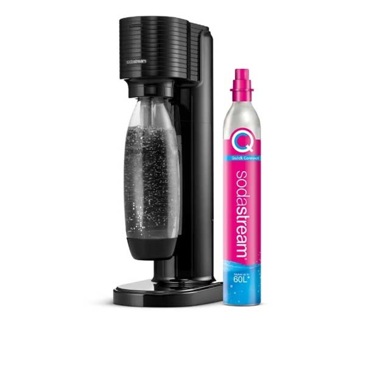 Sodastream Gaia i sort - inkl. kulsyre