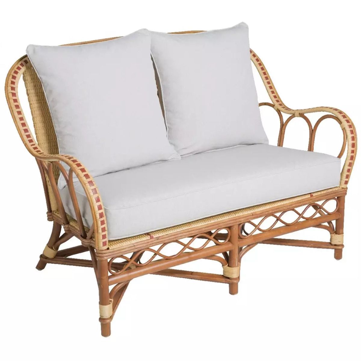 SOFA M. ARMLÆN - BAGATELLE SERIE - RATTAN - cafestol - Kok Maison - StudioBuus