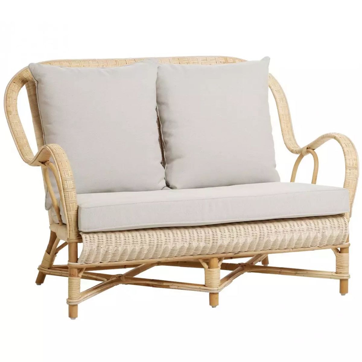 SOFA NANTUCKET - GRAND PERE SERIE - RATTAN - sofa - Kok Maison - StudioBuus