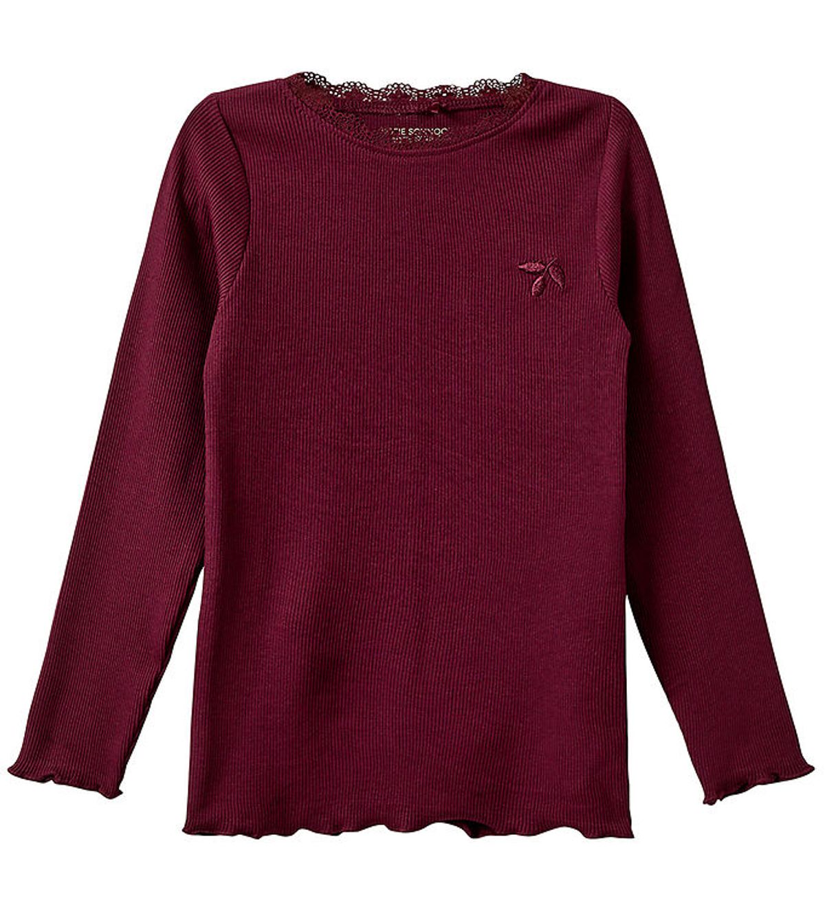 Sofie Schnoor Bluse - Rib - Ramitask - Burgundy