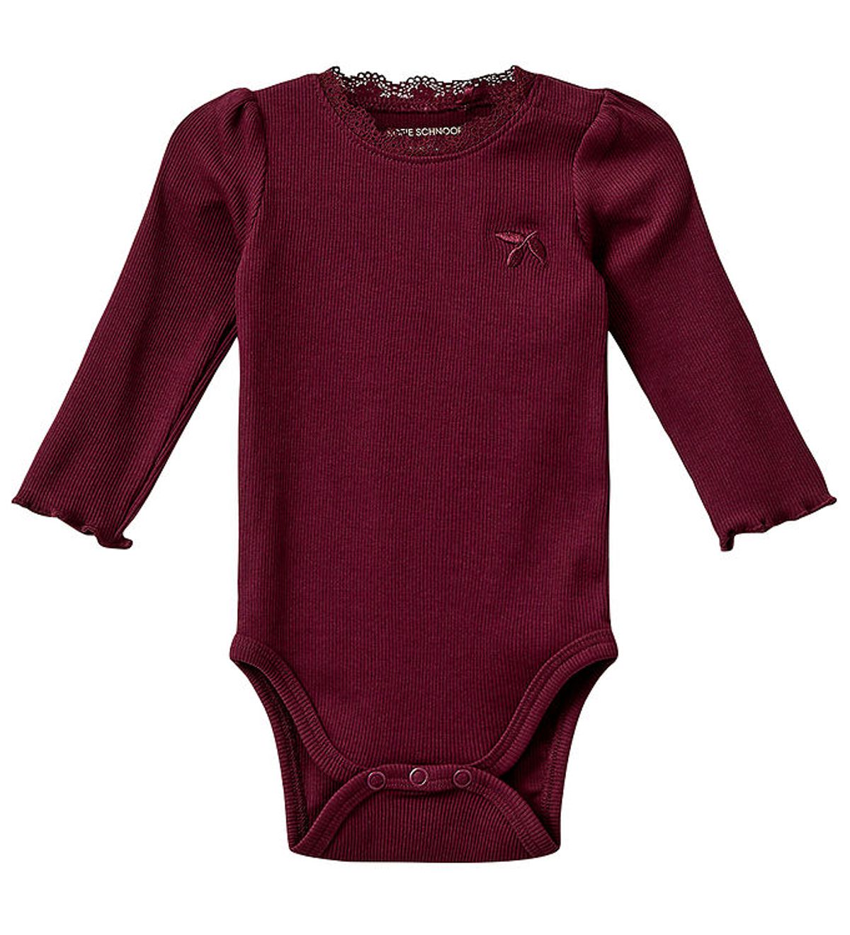 Sofie Schnoor Body l/æ - Rib - Dictesb - Burgundy