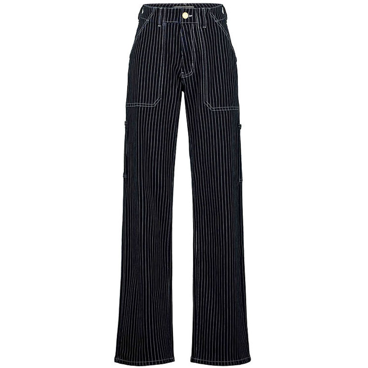 Sofie Schnoor Girls Bukser - Cianna - Dark Blue Striped