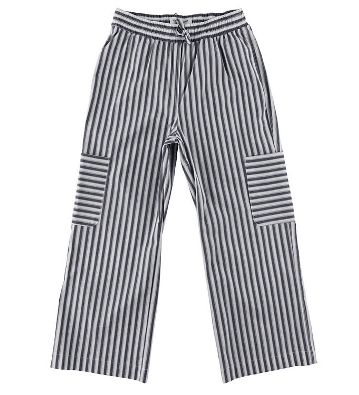 Sofie Schnoor Girls Bukser - Dark Grey Striped