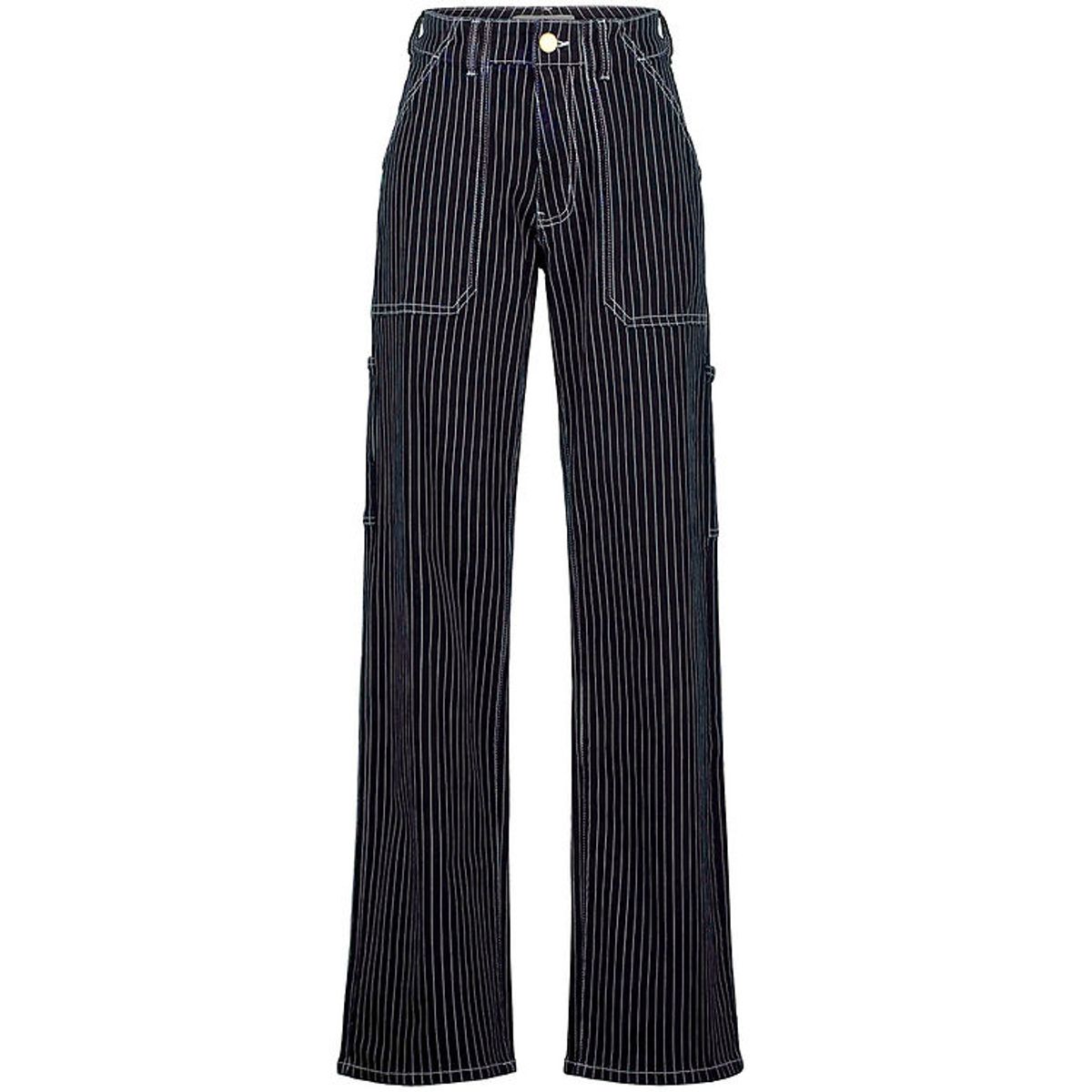 Sofie Schnoor Girls Jeans - Dark Blue Stribet