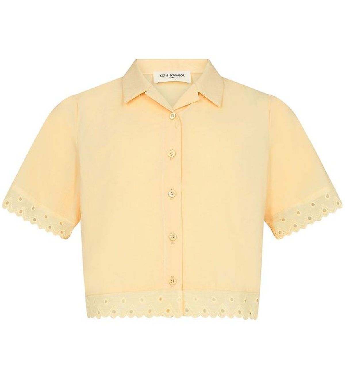 Sofie Schnoor Girls Skjorte - Light Yellow