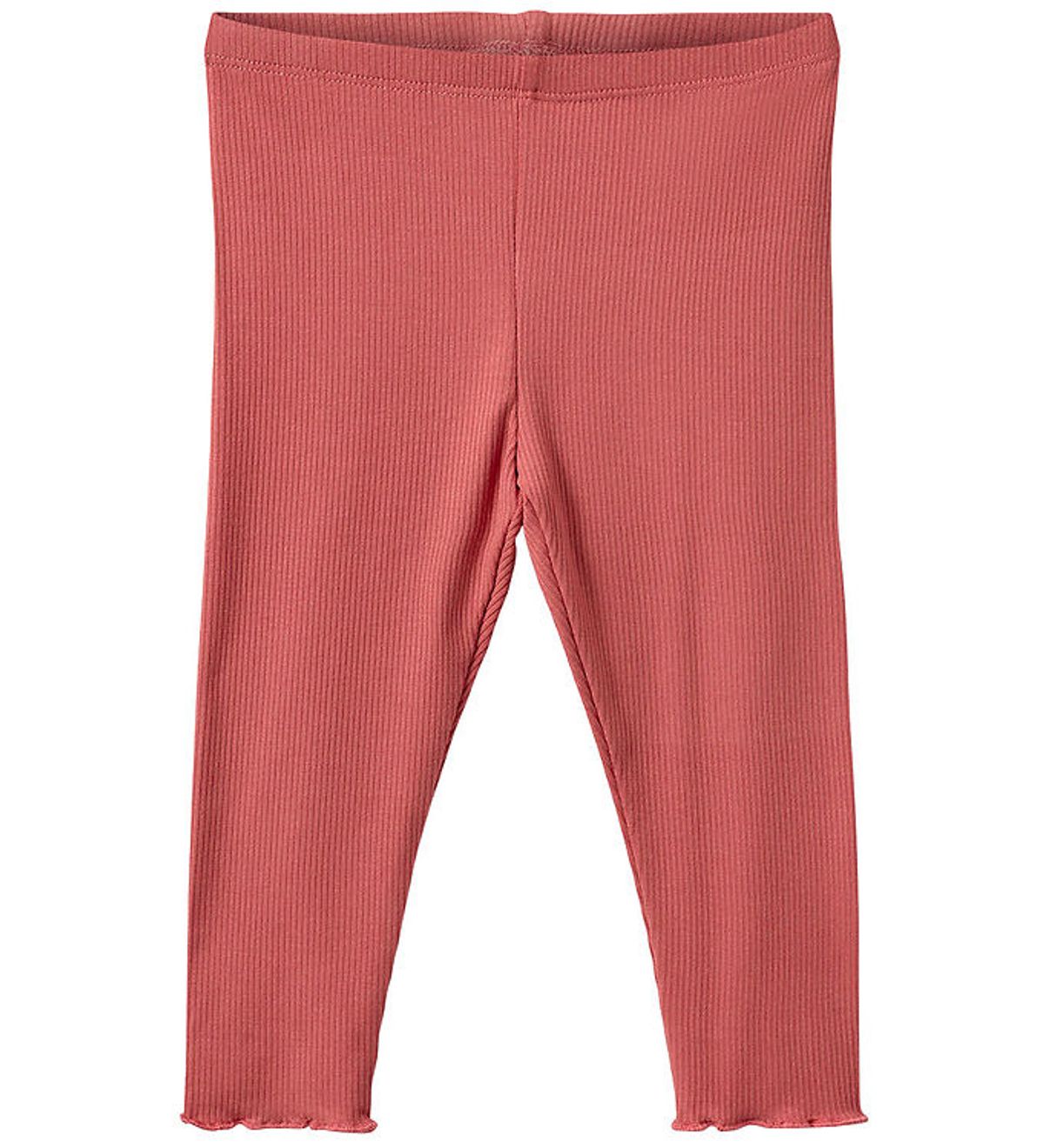 Sofie Schnoor Leggings - Rib - Coral Pink