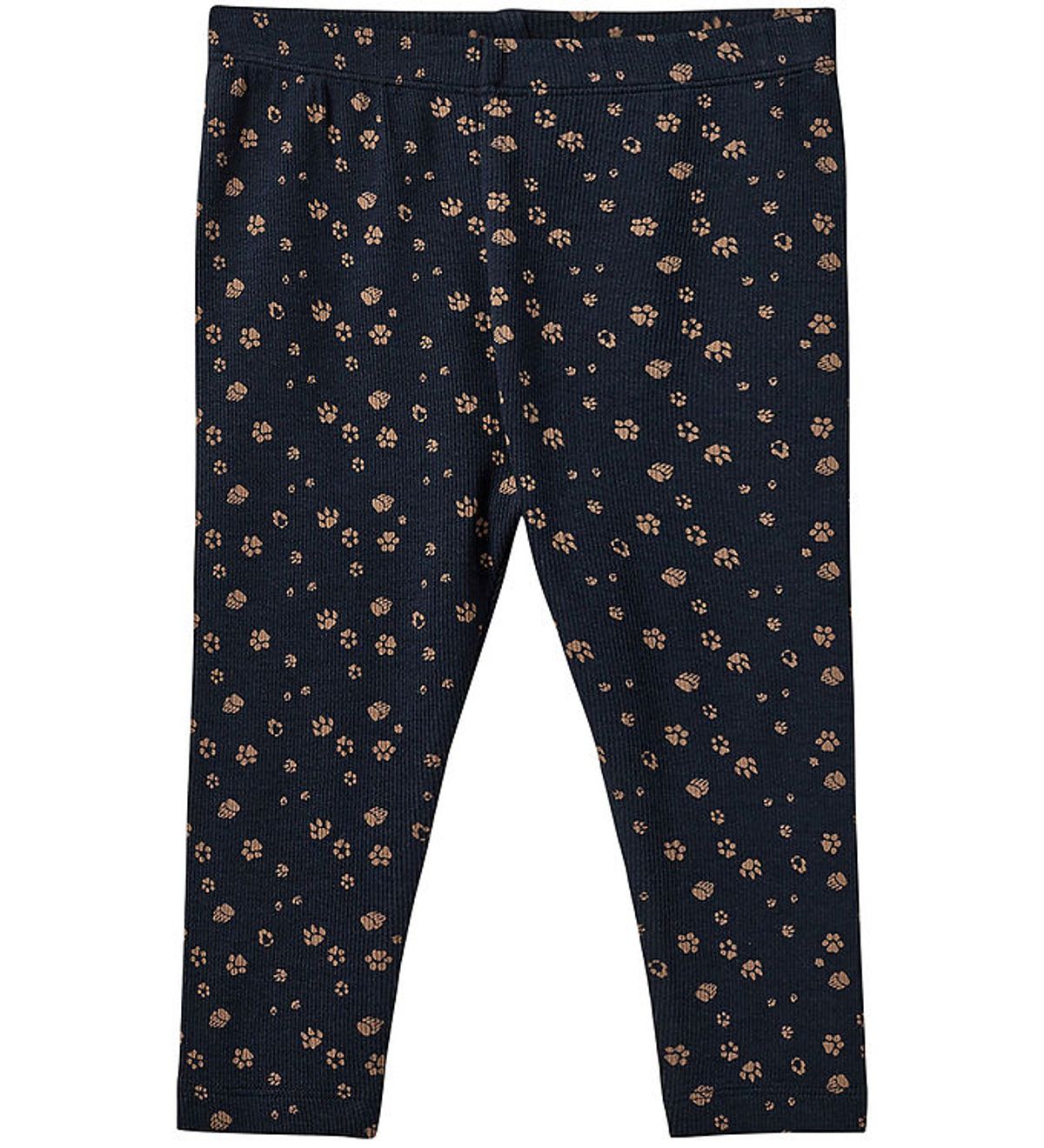 Sofie Schnoor Leggings - Rib - Dark Blue m. Print