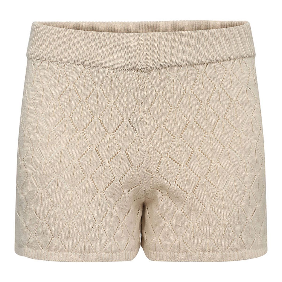 Sofie Schnoor Shorts - Strik - Jumana - Off White m. Hulmønster