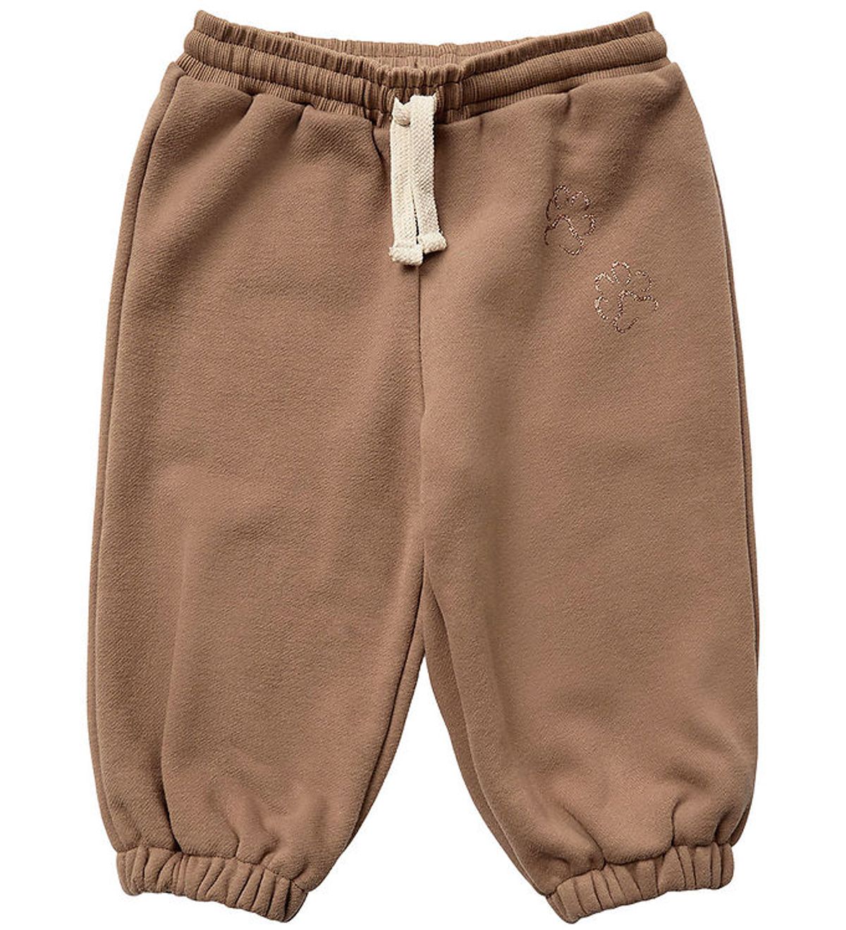 Sofie Schnoor Sweatpants - Cashew Brown m. Print