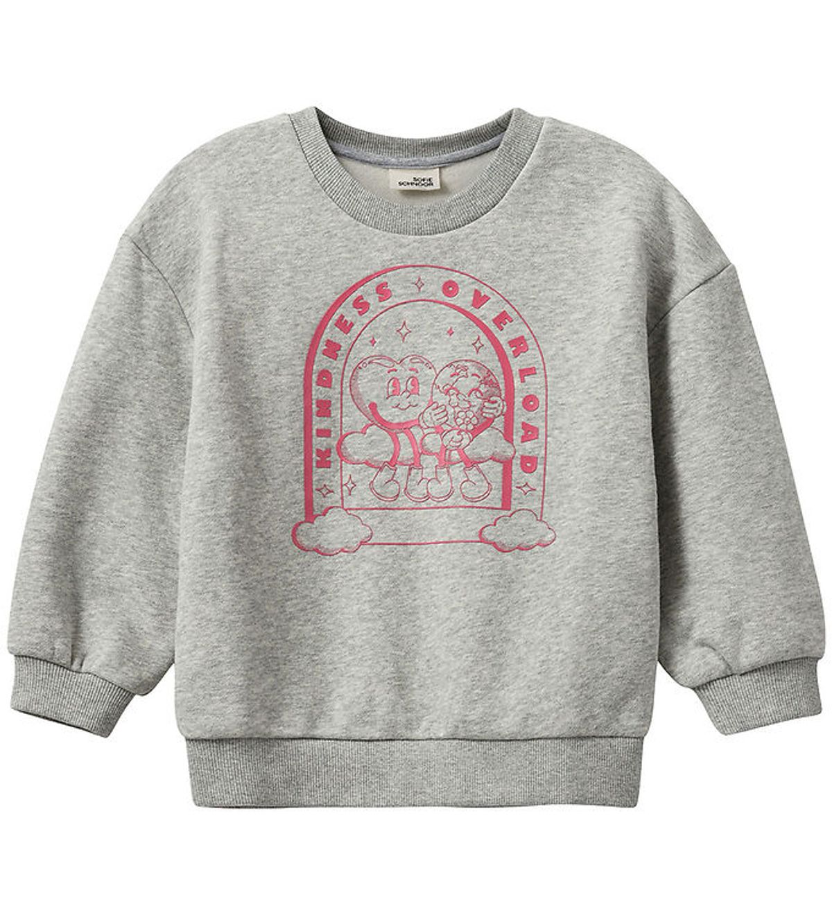 Sofie Schnoor Sweatshirt - Grey Melange m. Print