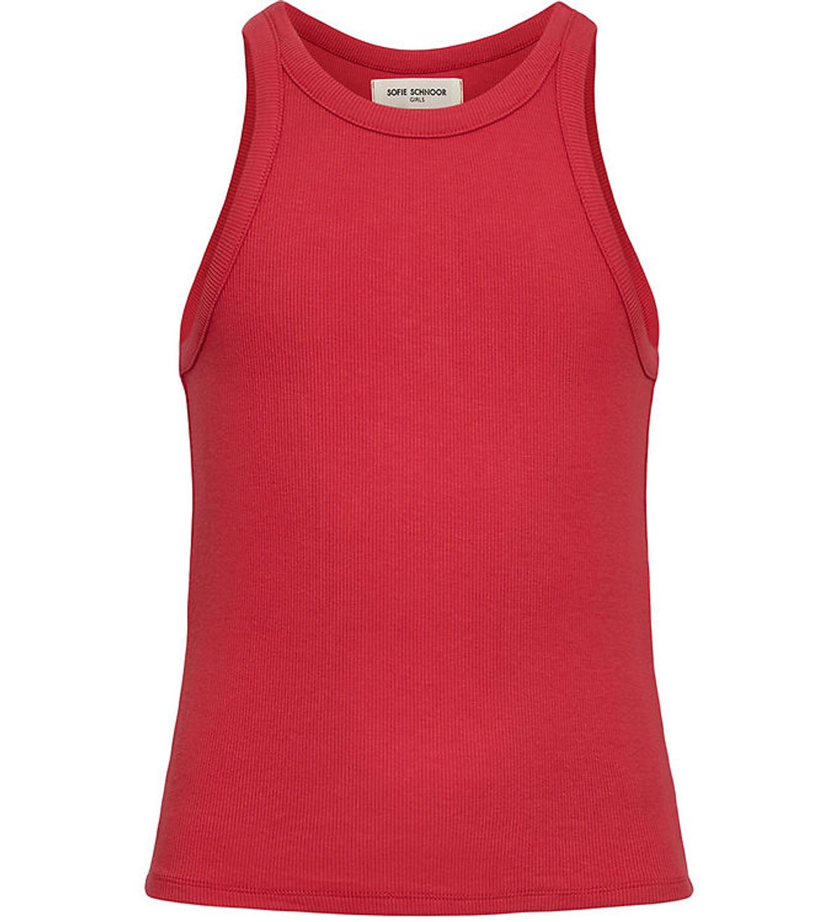 Sofie Schnoor Top - Rib - Berry Red