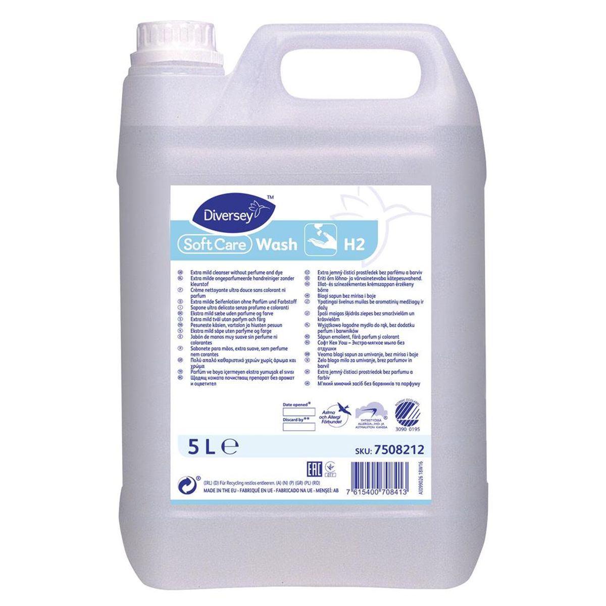 Soft Care Wash, håndsæbe, 5 L