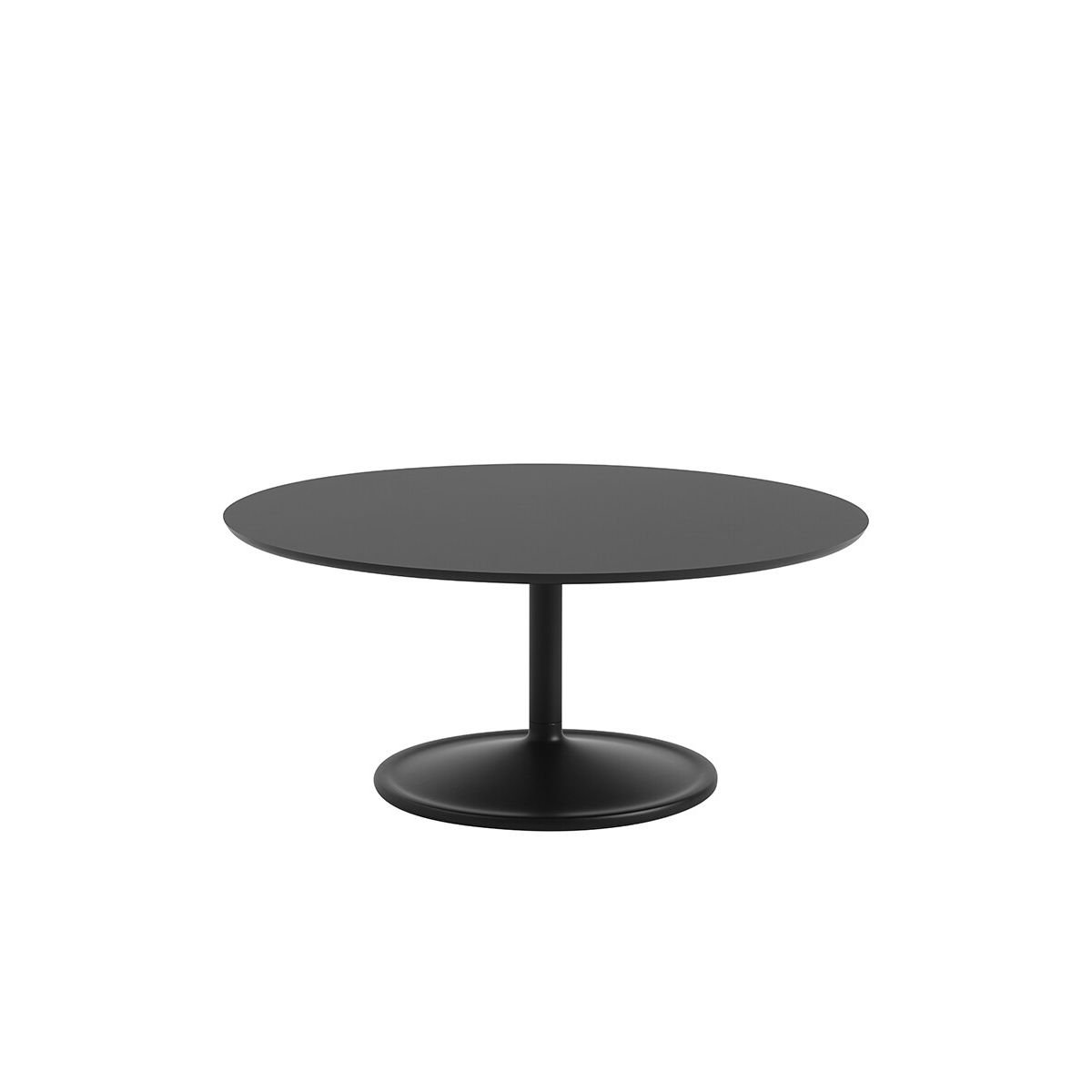 Soft Coffee Table, Ø95 fra Muuto (Black Nanolaminat)