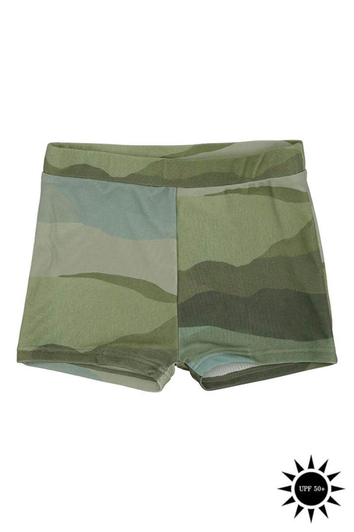 Soft Gallery - Badebukser Don Swim Pants - AOP Landscape - 12 år