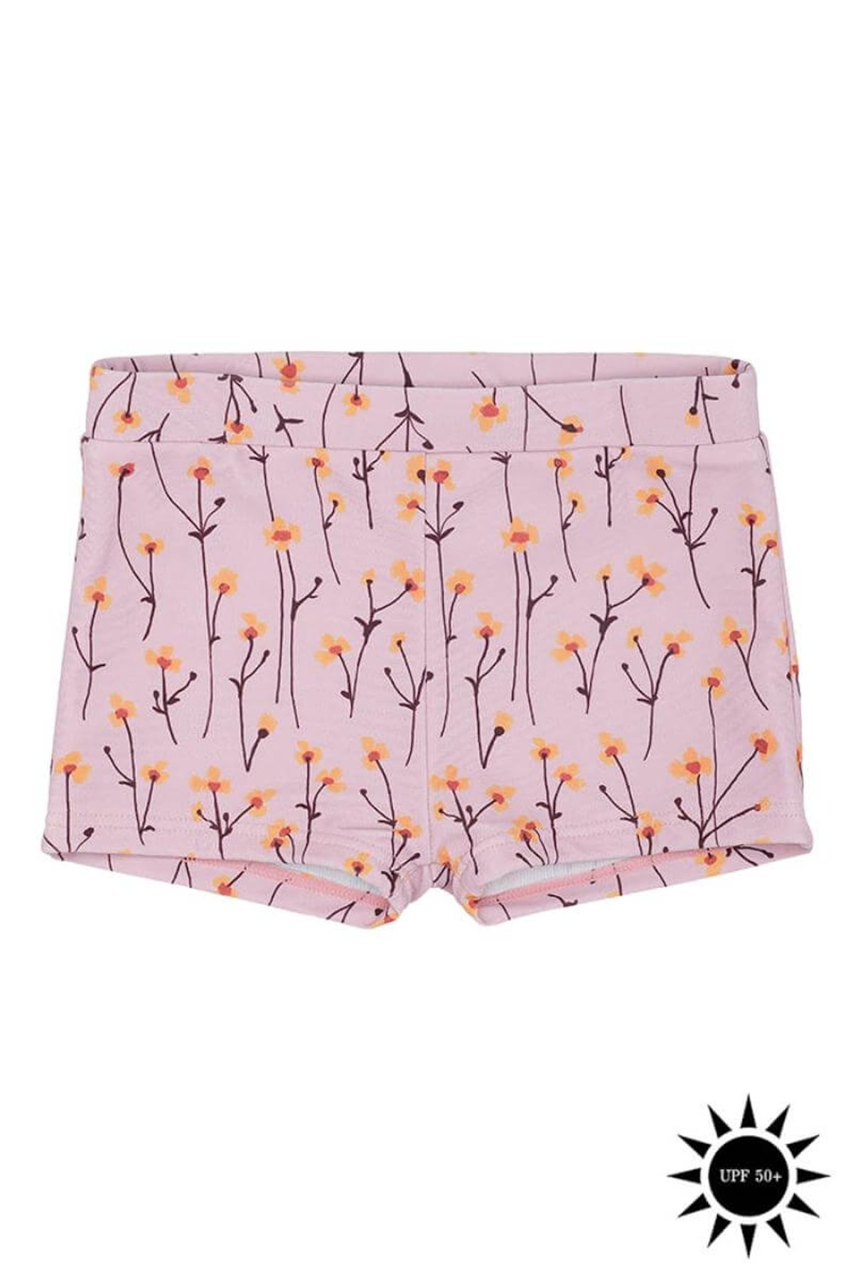 Soft Gallery - Badebukser Pamela Swim Trunk - Dawn Pink AOP Buttercup S - 10 år