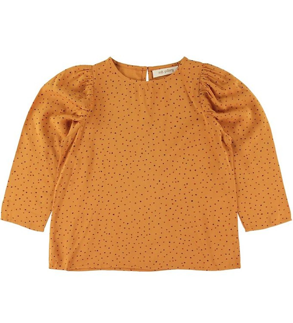 Soft Gallery Bluse - Gaelle - Orange m. Prikker