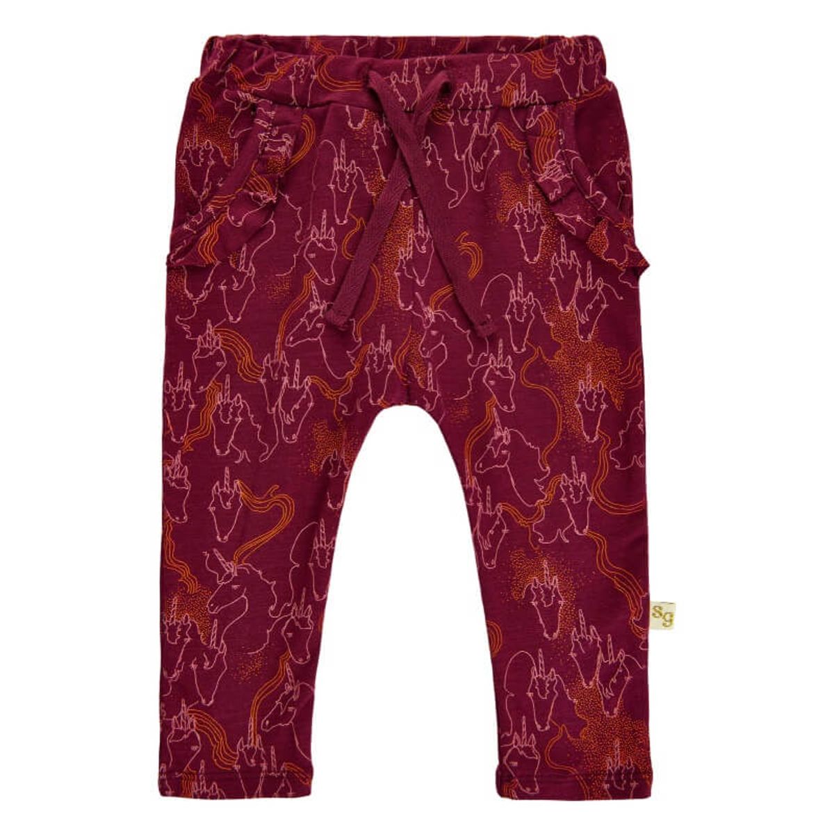 Soft Gallery - Imery Frill Magicorn Pants - Tawny Port - 80/12 mdr.